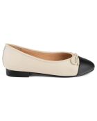 Ballerines en Cuir Goodies nude