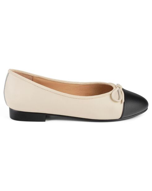 Ballerines en Cuir Goodies nude