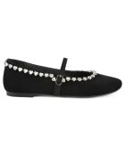 Ballerines en Cuir Love Affair noires