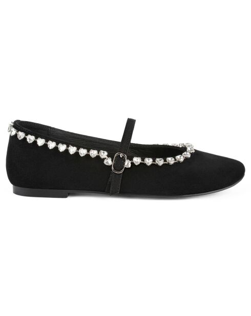 Ballerines en Cuir Love Affair noires