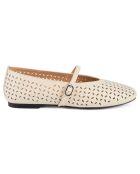 Ballerines en Cuir Lavender Haze nude