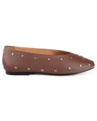 Ballerines en Cuir Multiply marron