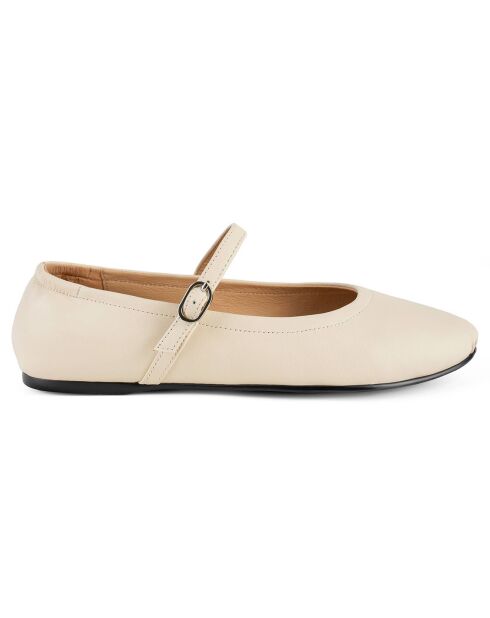 Ballerines en Cuir The Way You Move nude