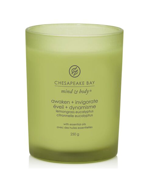 Bougie parfumée tumbler moyen modèle Eveil & Dynamisme - 250 gr