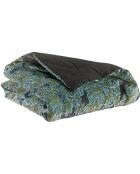 Plaid Imprime Ariane petrole
