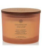 Bougie parfumée Amour & Passion - 3 mèches