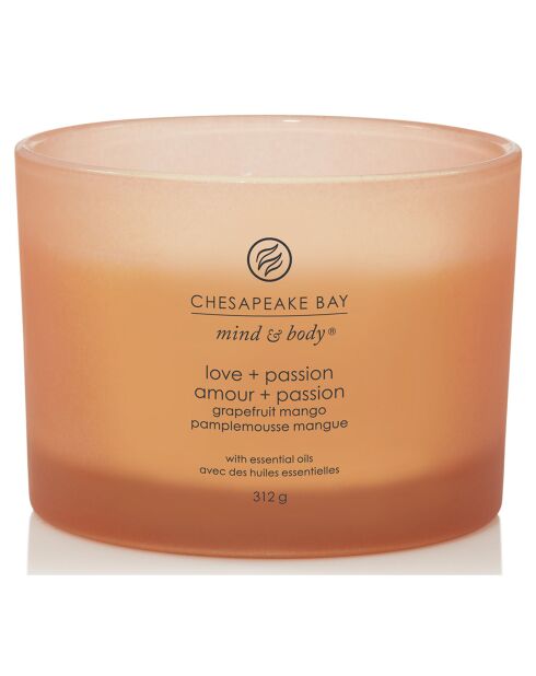 Bougie parfumée Amour & Passion - 3 mèches