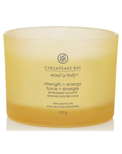 Bougie parfumée Force & Energie - 3 Mèches