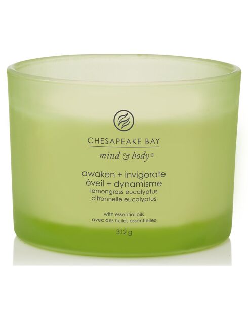Bougie parfumée Eveil & Dynamisme - 3 mèches