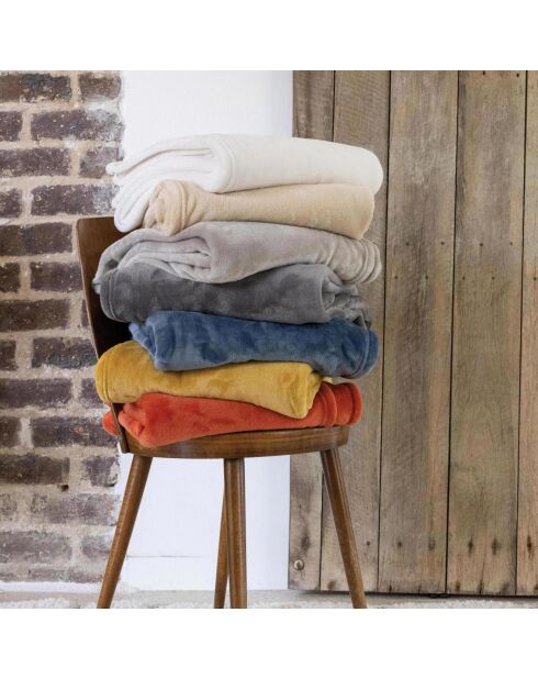 Plaid Recyclé Theo naturel