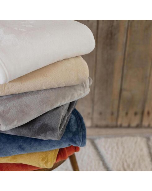 Plaid Recyclé Theo naturel