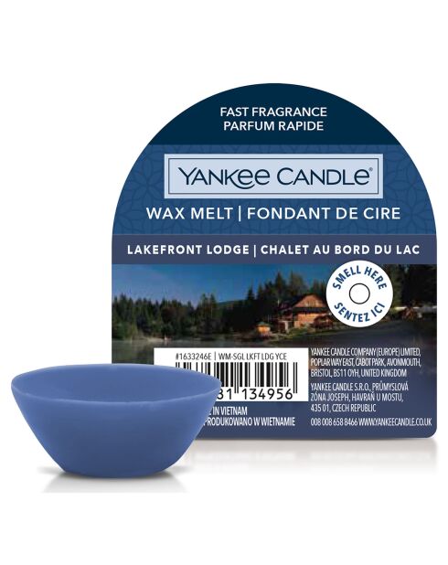 6 Fondants de cire Chalet au Bord du Lac - 8h