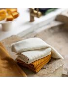 3 Essuie-Mains Tricote Izan Recyclé tournesol - 25x25 cm