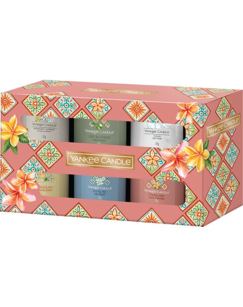 Coffret 3 bougies votives signature - 1 mèche 10h