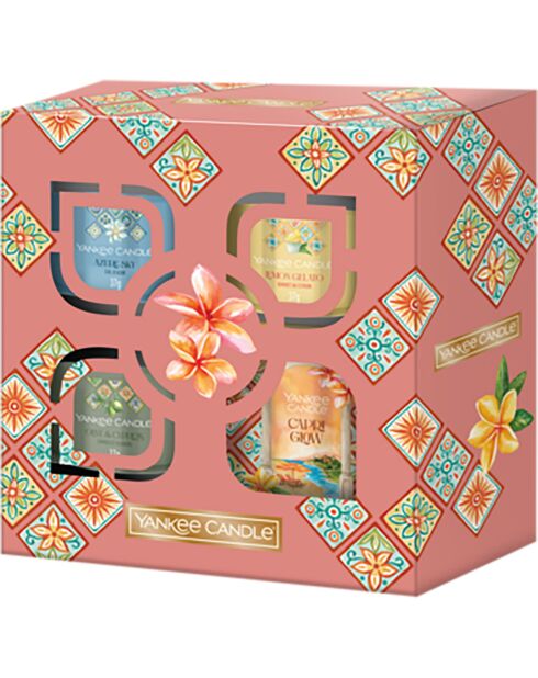 Coffret 3 bougies votives signature - 1 mèche 10h