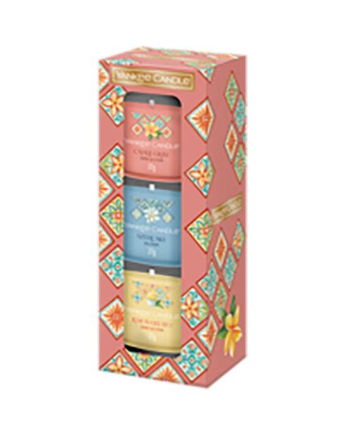 Coffret 3 bougies votives signature - 1 mèche 10h