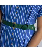 Ceinture Ursule nori - 110x3 cm