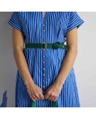 Ceinture Ursule nori - 110x3 cm