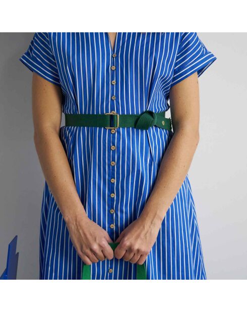 Ceinture Ursule nori - 110x3 cm