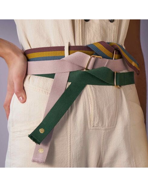Ceinture Ursule nori - 110x3 cm