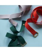 Ceinture Ursule poivre rose - 110x3 cm