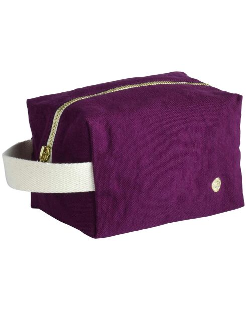 Trousse Cube Iona purple rain - 10x10x16 cm