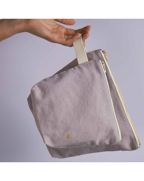 Trousse de Toilette Iona poivre rose - 8x18x22 cm