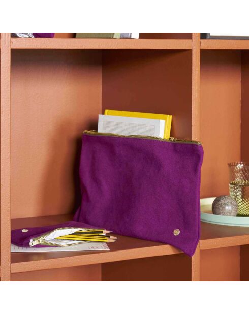 Pochette Iona purple rain - 19x28 cm