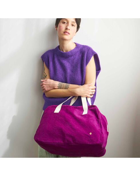 Sac Week End Iona purple rain -  20x28x42 cm