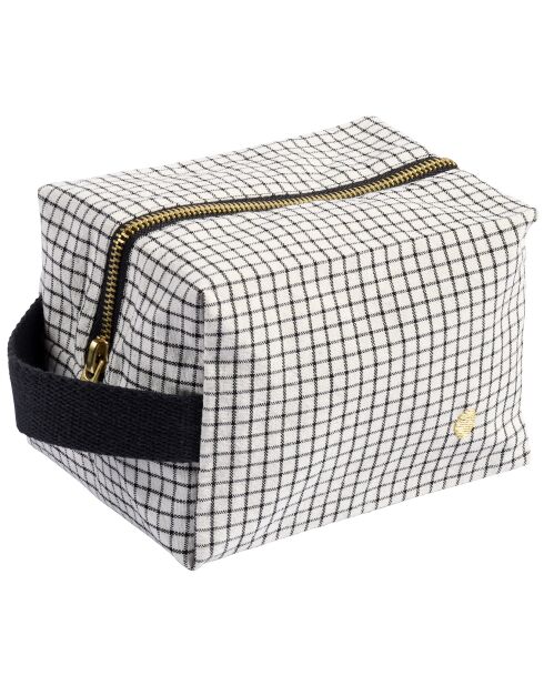 Trousse Cube Gustave gustave caviar - 10x10x16 cm