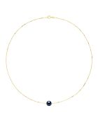 Collier Maille Vénitienne en Vermeil et Perle de Culture d'Eau Douce Ronde 8-9 mm