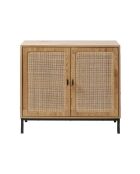 Buffet 2 portes en rotin naturel l80 cm - jaya