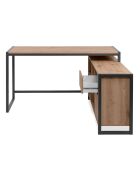 Bureau d'angle modulable décor chêne l139 cm - prague