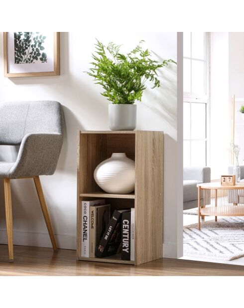 Meuble 2 cases h61,3 cm - compo