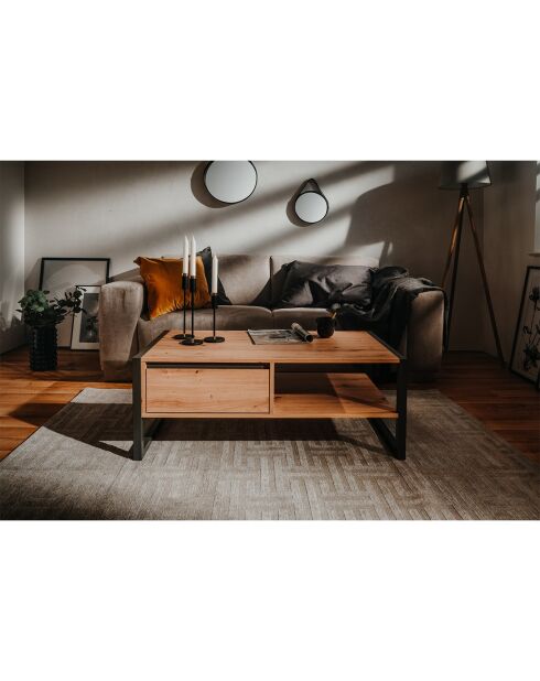 Table basse avec tiroir l100 cm - denver