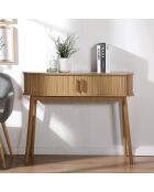 Console 2 portes coulissantes l100 cm - ernest