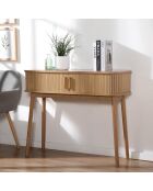 Console 2 portes coulissantes l100 cm - ernest