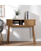 Console 2 portes coulissantes l100 cm - ernest