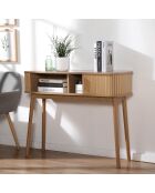 Console 2 portes coulissantes l100 cm - ernest
