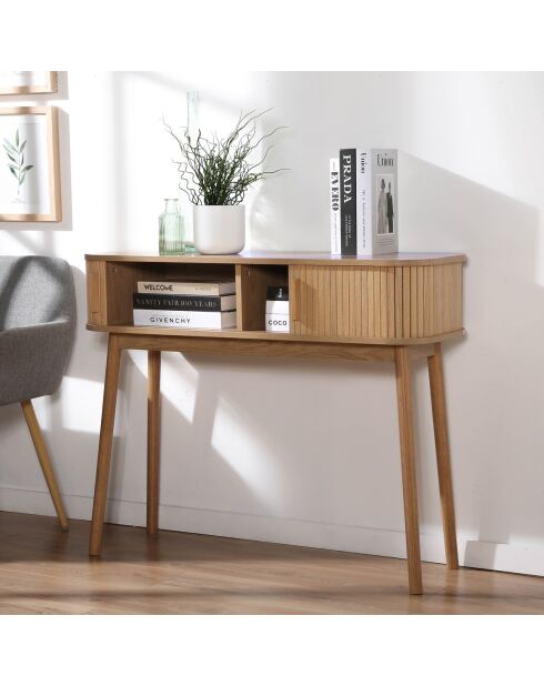 Console 2 portes coulissantes l100 cm - ernest