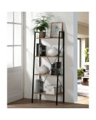 Etagère de rangement 4 niveaux style industriel - lexie