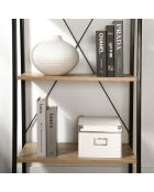 Etagère de rangement 4 niveaux style industriel - lexie