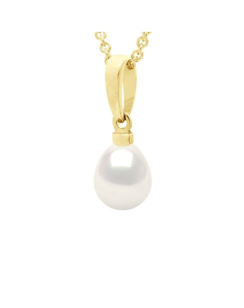Pendentif en Vermeil Perles de Culture d'Eau Douce Poires 6-7 mm