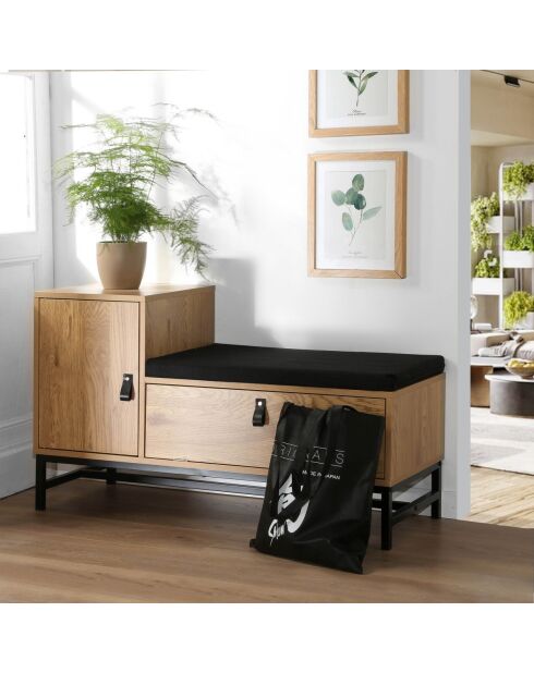 Banc d'entrée avec rangements chaussures  jill
