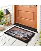 Tapis d'entrée chat - l60 x l40 cm
