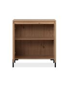 Buffet 2 portes 1 étagère l81 cm - plock