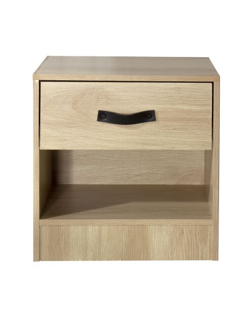 Table de chevet 1 tiroir et 1 niche