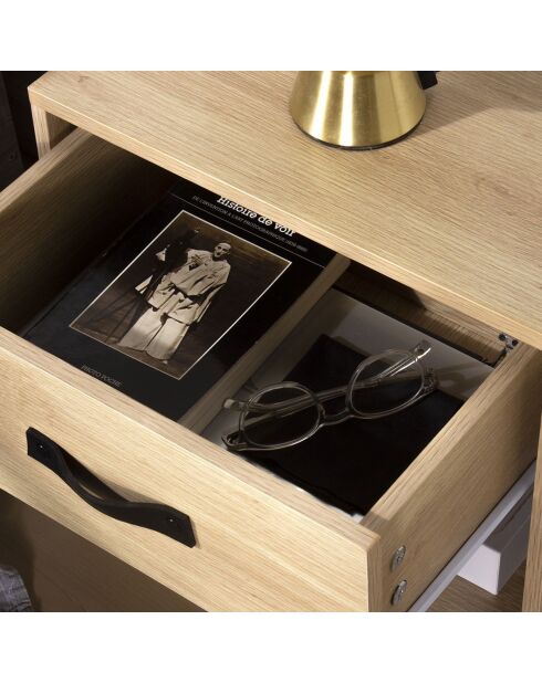 Table de chevet 1 tiroir et 1 niche
