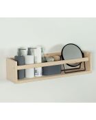 Etagère murale en pin massif - l60 x h15 cm