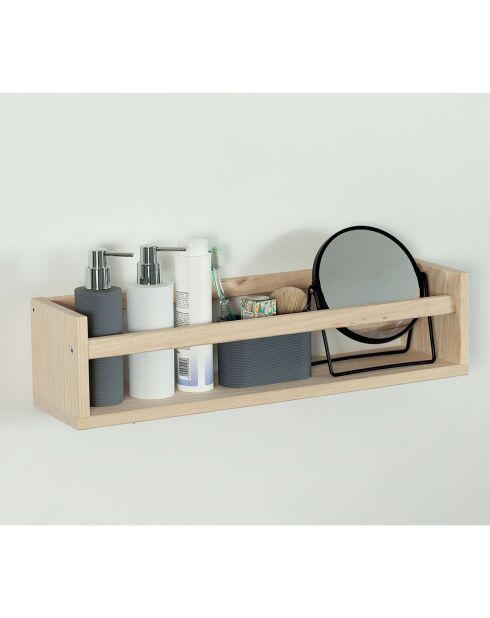 Etagère murale en pin massif - l60 x h15 cm